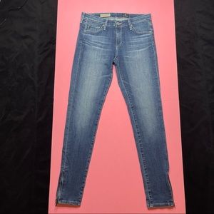 AG Adriano Goldschmied Jeans 27R “The Zip-Up Legging Ankle” (Skinny Ankle Zip)